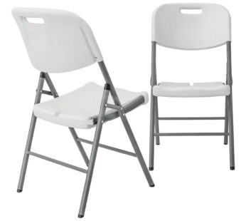 PACK 6 SILLAS PLEGABLES JARDÍN EVENTOS BLANCO